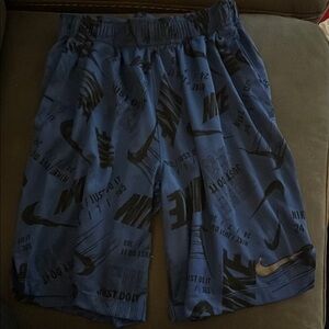 Nike Kids Blue Graphic Shorts